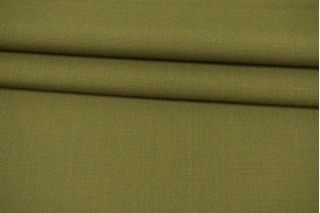 ОТРЕЗ 1,15 М остюмно-плательная шерсть Зелено-оливковая CVC (51)  8062326-3