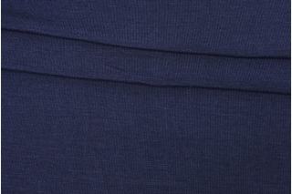 Трикотаж вискозный с шерстью Темно-синий NST H49/U30 23072312