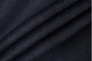ОТРЕЗ 0,45 М ДЕФЕКТ Фланель Костюмно-пальтовая шерсть Иссиня-черная NST (ДФ1) 23072337-1