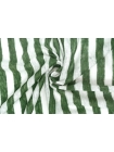 Льняной трикотаж Полоска Бело-Зеленый ES H46/5/ U30 22122304
