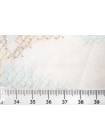 ОТРЕЗ 1,06 М  Хлопок с вышивкой крестиком Белый Цветочная абстракция (30)  22122337-1