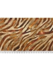 ОТРЕЗ 2,5 М Батист хлопковый Бежево-коричневая зебра CVC (40) 30122323-1