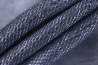 ОТРЕЗ 1 М Льняная органза на капроне Крешированная  (07)  18012355-1