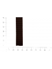 Лента репсовая хлопок с вискозой 1,5 см Темно-коричневая LA-40 19052323