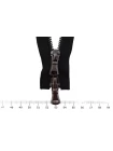Молния металлическая разъемная "Lampo" Черная  65,5 см L24  5062361