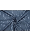 Хлопок рубашечный MAX MARA Припыленно-синий Абстракция MM H9/3 /B30 4072322