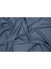 Хлопок рубашечный MAX MARA Припыленно-синий Абстракция MM H9/3 /B30 4072322