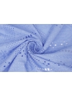 Шитье хлопковое Голубое Цветочный орнамент TRC H3/F33 15122333