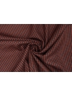 Поливискоза костюмно-плательная Красно-коричневая клетка IDT H64/F10 17112304