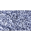 Жаккард костюмный Голубой Пятна леопарда TRC H34/2 М60  24112319