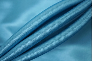 Атлас вискозный костюмно-плательный Морской голубой H22/2/ J70 24112333