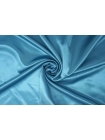 Атлас вискозный костюмно-плательный Морской голубой H22/2/ J70 24112333