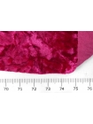 Бархат крешированный шелк с вискозой Розовая фуксия TRC H19/2/ G20 3122306