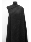Вельвет хлопковый костюмный Припыленно-черный TRC H18/3 G50 3122307