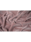 Бархат костюмно-плательный хлопковый Пыльно-розовый меланж MAR H19/2/G70 3122354