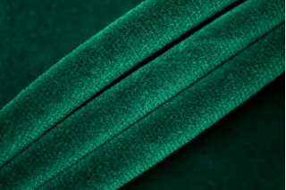 Бархат костюмно-плательный хлопковый Зелено-изумрудный MAR H19/2/F66 6122301