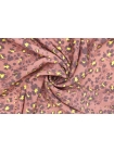 Креповая вискоза Розово-коричневая Цветочная абстракция CVC H21/10 I50 12102328