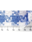 Твид Шанель хлопковый Клетка голубая CVC H68/1/ K40 13102301