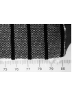 Нарядный вискозный джерси с флоком Черно-серебряный  TRC H47/6/ U66 20102310