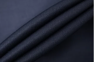 ОТРЕЗ 1,25 М Костюмная шерсть Virgin Wool Темно-синяя CHN (22) 20042323-4