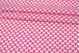 Хлопок рубашечный Геометрия на розовом FRM H9/A50 25032345