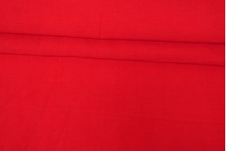 Плательный лен с вискозой Красный H15/E44 25032347