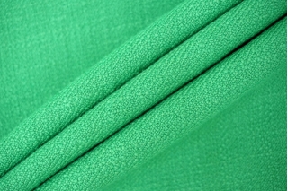 ОТРЕЗ 0,8 М Твид костюмный хлопковый Припыленно-зеленый Max Mara (33) 25032357-8