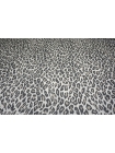 ОТРЕЗ 0,9 М Шифон-креш шелковый Леопард TRC (08)  2082306-7
