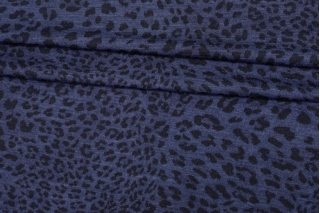 Тонкий шерстяной трикотаж ROBERTO CAVALLI Синий леопард TRC H49/X30 2082328