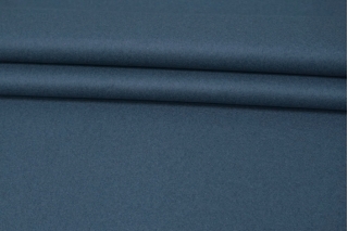 Пальтовая шерсть с кашемиром MAX MARA Дымчато-синяя TRC H56/EE44 2082349