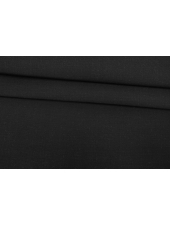 Дабл-креп шерстяной на дублерине Черный SF H59/6 BB50 29082322