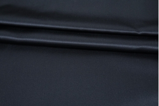Костюмный шелковый двойной атлас Иссиня-черный TRC H29/2 /N50 7082315