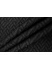 Жаккард костюмный с хлопком Черный Геометрия FRM H34/2/M40 28092339