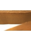 Репсовая лента Gros Grain Охра коричневая 2,5 см LA-40 4092331