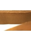 Репсовая лента Gros Grain Охра коричневая 2,5 см LA70 4092331