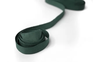 Репсовая лента Gros Grain  Темно-изумрудная 1,5 см LA70 4092336