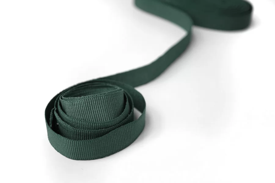 Репсовая лента Gros Grain  Темно-изумрудная 1,5 см LA70 4092336