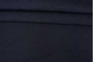 Фактурная плательная ткань Темно-синяя CVC H26/M40 11042308
