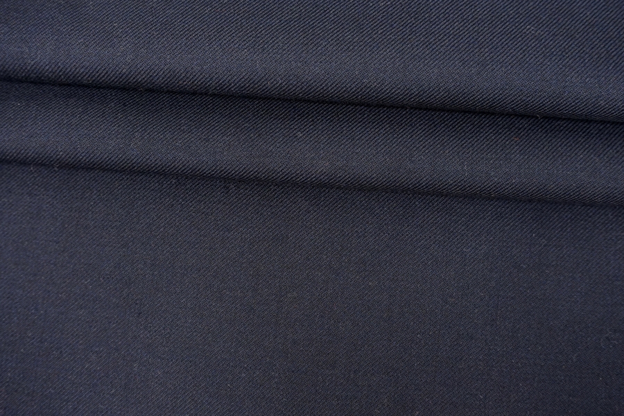 Костюмная шерсть стрейч Темно-синяя CVC H59/5 DD60 3042342
