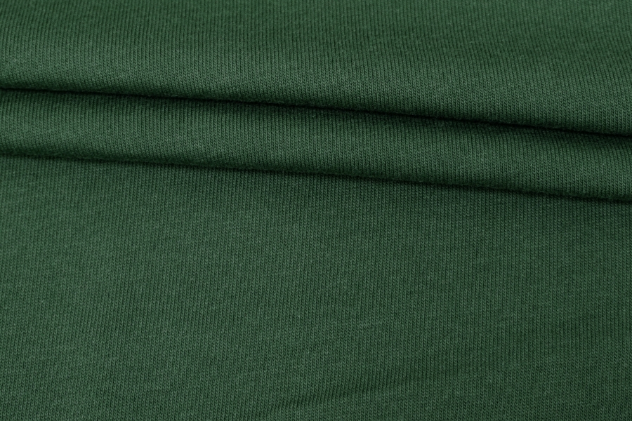 Трикотаж хлопковый Кулирка Зеленый CVC H38/7 T30 3042349