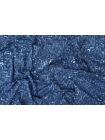 Хлопок костюмный синий Абстракция H11/1/D50 1022318