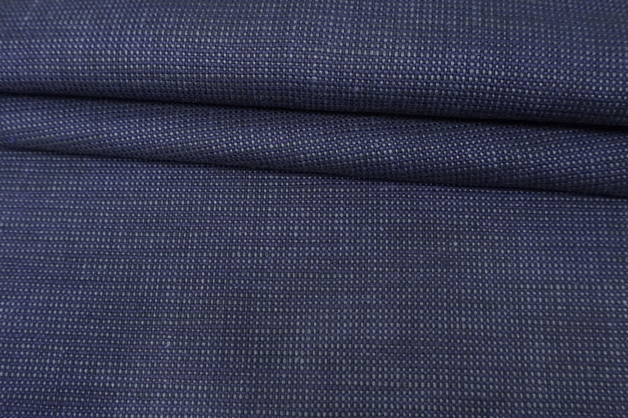 Твид хлопковый Сине-фиолетовый H24/С70 1022307