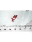 Батист хлопковый Бело-голубой Красные скутеры DRT H2/4 A30 4032355