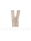 Молния пластиковая YKK Серо-кофейная L11 15,5 см 1092307