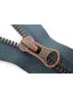 Молния металлическая неразъемная YKK Серо-синяя 11,5 см M11 17082314
