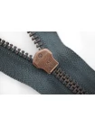 Молния металлическая неразъемная YKK Серо-синяя 11,5 см M11 17082314