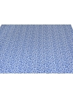 Хлопок рубашечно-плательный сатиновый MAX MARA Синие узоры H9/4 В60 19062449