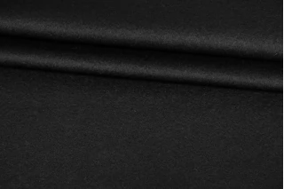 ОТРЕЗ 0,65 М ДЕФЕКТ Пальтовая шерсть с кашемиром MAX MARA Черная МM (ДФ4) 23062424-3