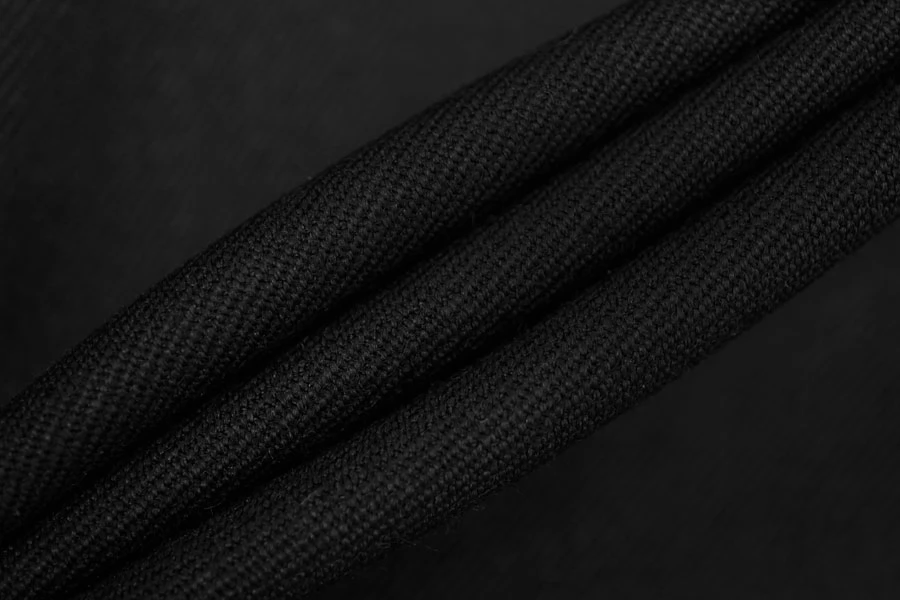 Плотная костюмная шерсть Черная BRS H59/6 CC10 24082403 - купить в ...