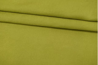 Плательная креш-вискоза Травянисто-зеленая H22/4 K66  28082402